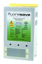Fluoresave energy saving lighting unit